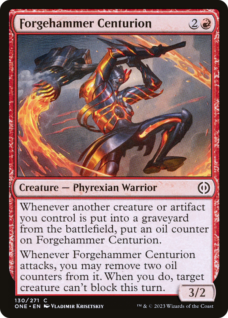 Forgehammer Centurion [Phyrexia: All Will Be One] Foil