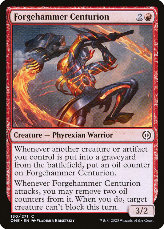 Forgehammer Centurion [Phyrexia: All Will Be One] Foil