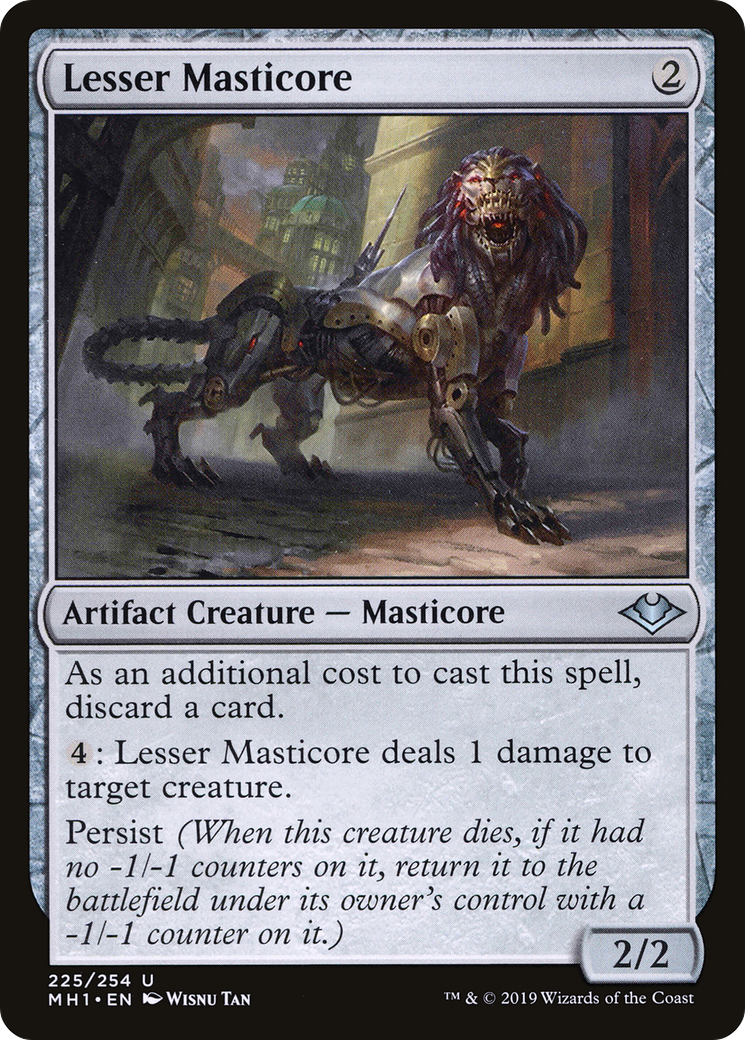 Lesser Masticore (225) Foil - Modern Horizons