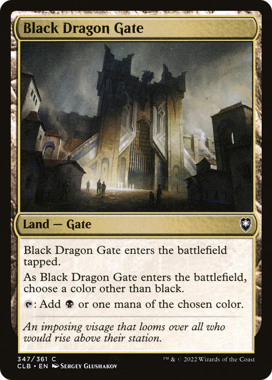 Black Dragon Gate [Commander Legends: Battle for Baldur's Gate] Foil