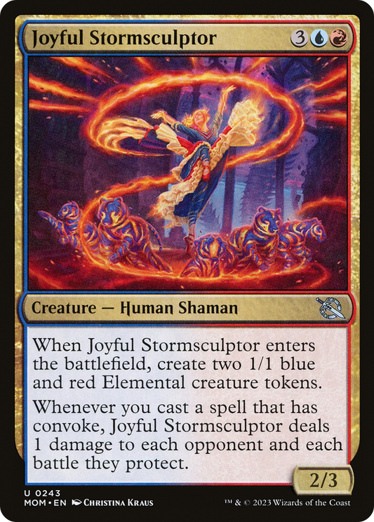 Joyful Stormsculptor [March of the Machine] Foil