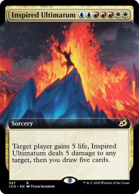 Inspired Ultimatum (Extended Art) [Ikoria: Lair of Behemoths] Foil