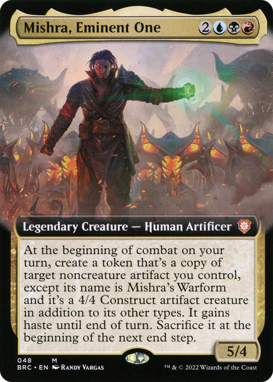 Mishra, Eminent One (Extended Art) [The Brothers' War Commander]
