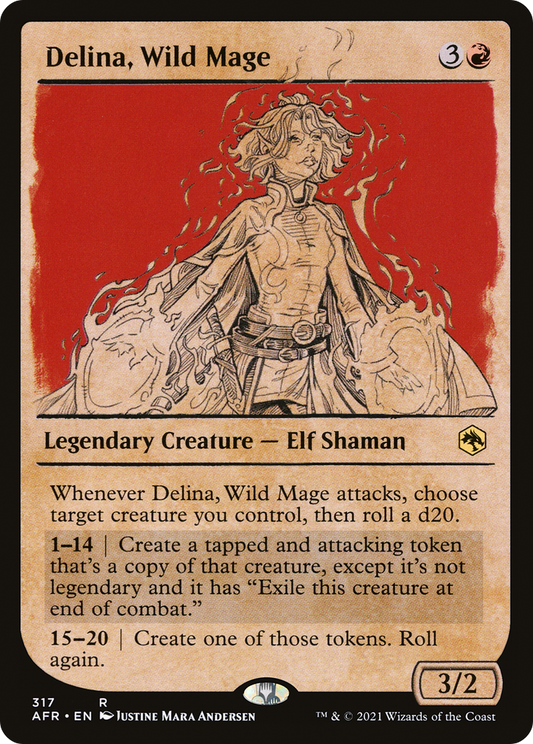 Delina, Wild Mage (Showcase) [Dungeons & Dragons: Adventures in the Forgotten Realms]
