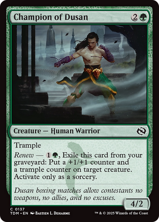 Champion of Dusan (137) - Tarkir: Dragonstorm