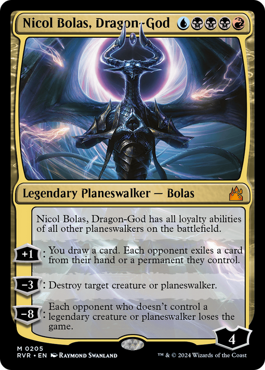Nicol Bolas, Dragon-God [Ravnica Remastered] Foil