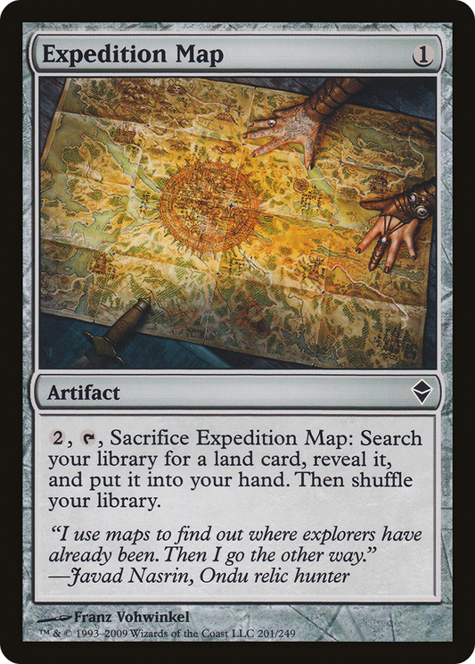 Expedition Map [Zendikar] Foil