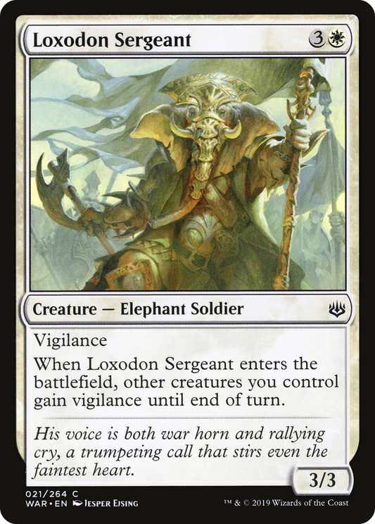 Loxodon Sergeant [War of the Spark] Foil