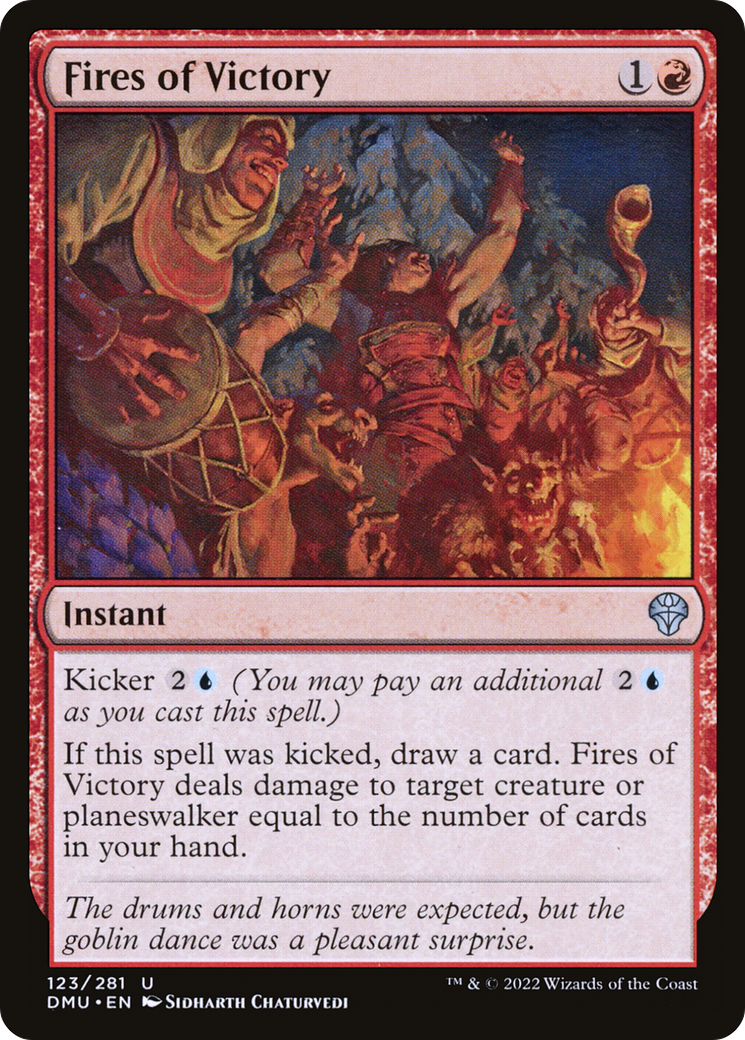 Fires of Victory [Dominaria United] Foil