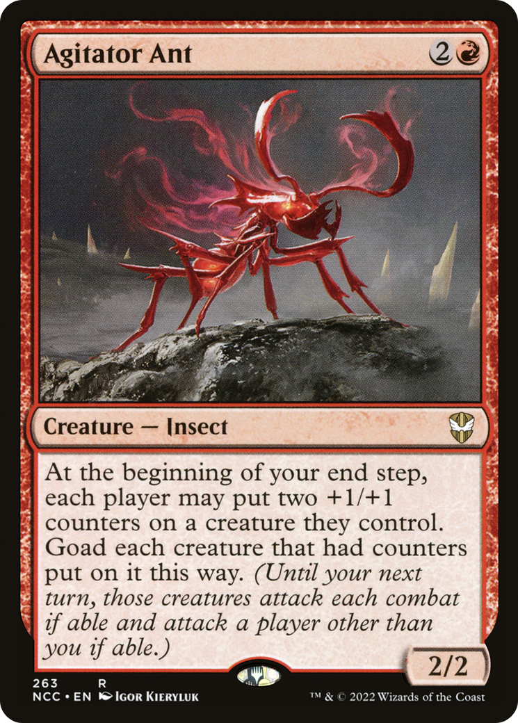 Agitator Ant [Streets of New Capenna Commander] | Silver Goblin