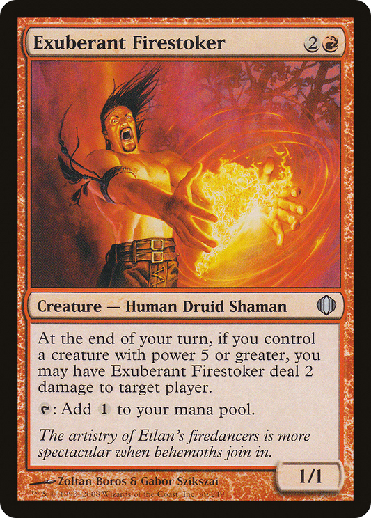 Exuberant Firestoker [Shards of Alara] Foil