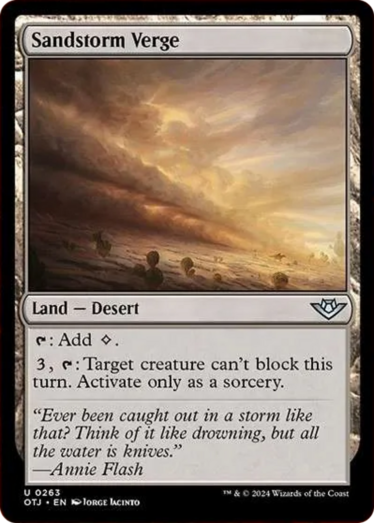 Sandstorm Verge [Outlaws of Thunder Junction] | Silver Goblin