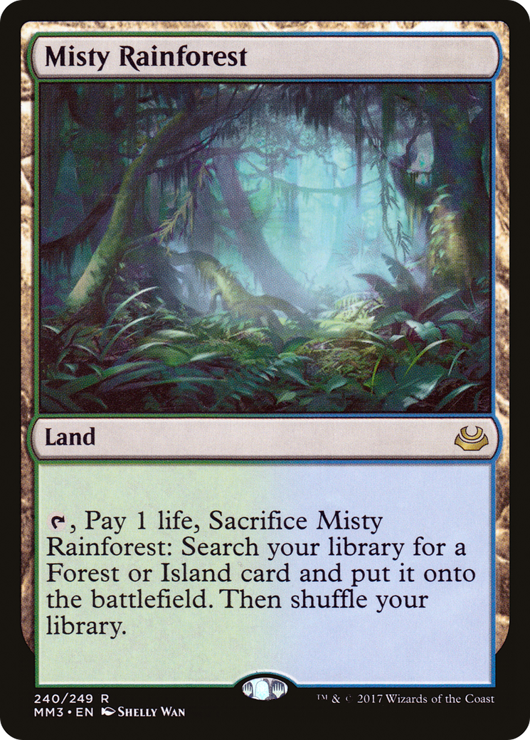 Misty Rainforest [Modern Masters 2017] Foil