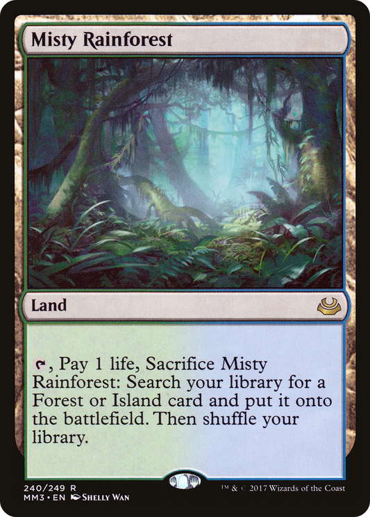 Misty Rainforest [Modern Masters 2017] Foil