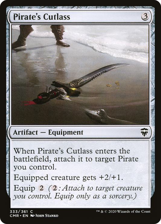 Pirate's Cutlass [Commander Legends] Foil