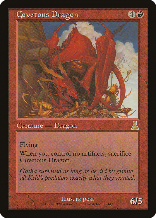 Covetous Dragon [Urza's Destiny] Foil