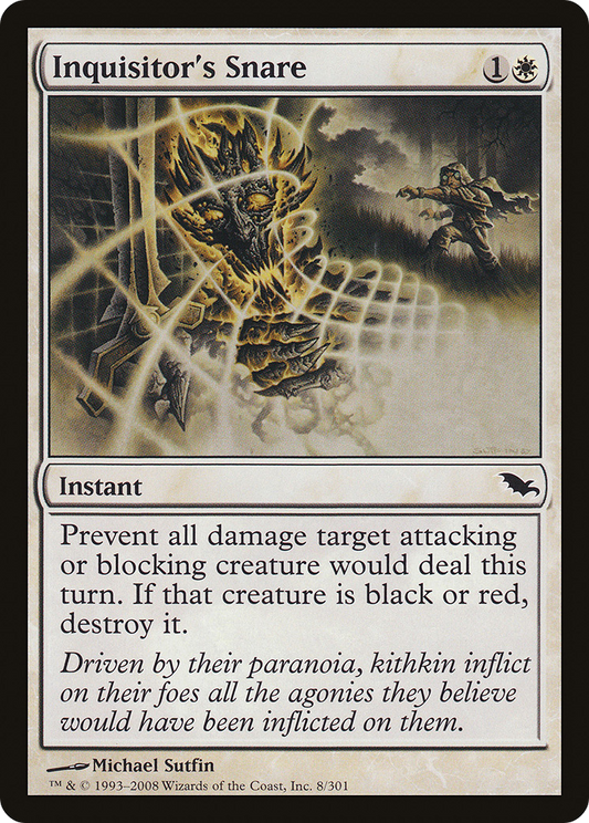 Inquisitor's Snare [Shadowmoor] Foil