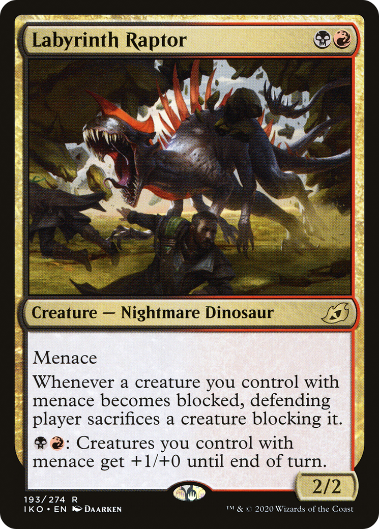 Labyrinth Raptor (193) Foil - Ikoria: Lair of Behemoths