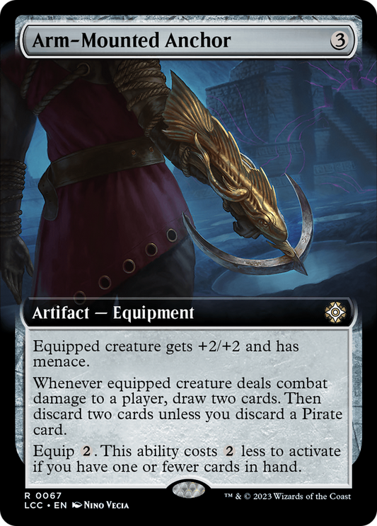 Arm-Mounted Anchor (Extended Art) [The Lost Caverns of Ixalan Commander] Foil