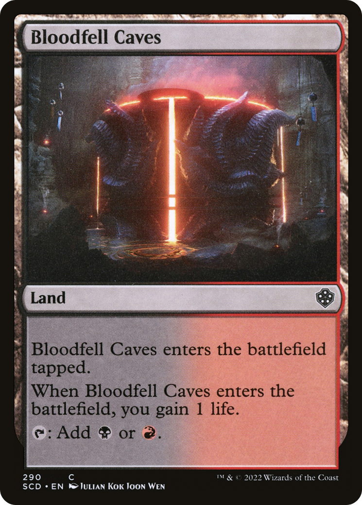 Bloodfell Caves [Starter Commander Decks] | Silver Goblin