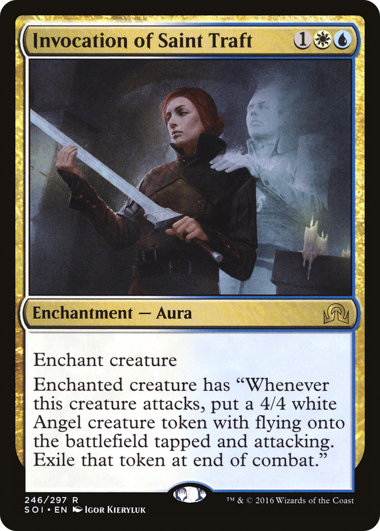 Invocation of Saint Traft [Shadows over Innistrad] Foil