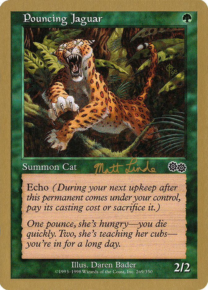 Pouncing Jaguar (Matt Linde) [World Championship Decks 1999] | Silver Goblin