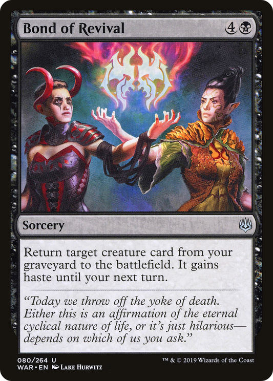 Bond of Revival [War of the Spark] Foil