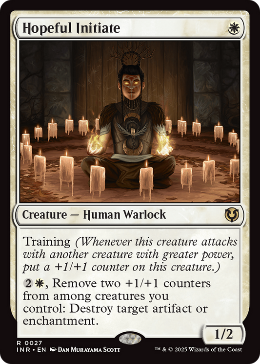 Hopeful Initiate Foil (027) - Innistrad Remastered
