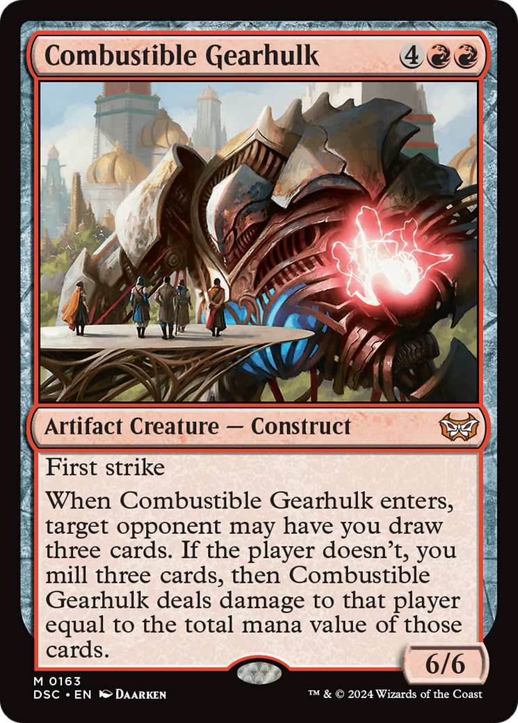 Combustible Gearhulk [Duskmourn: House of Horror Commander] | Silver Goblin