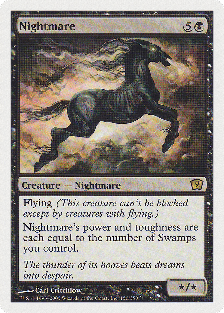Nightmare (150) Foil - Ninth Edition