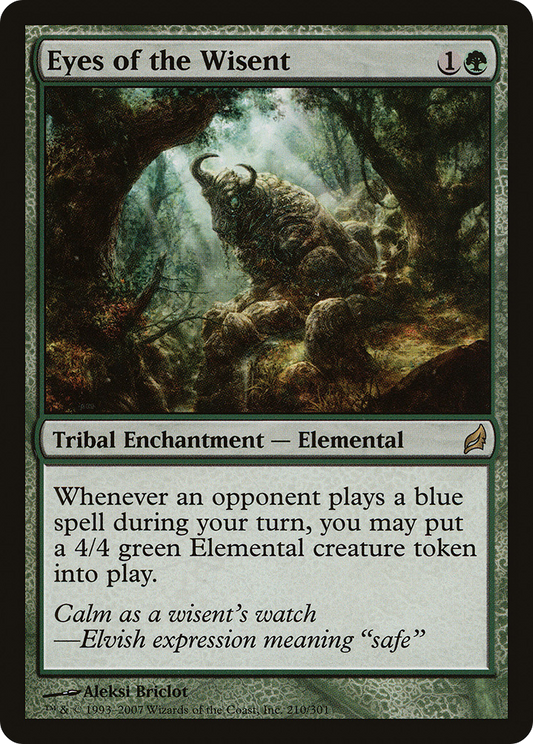Eyes of the Wisent [Lorwyn] Foil