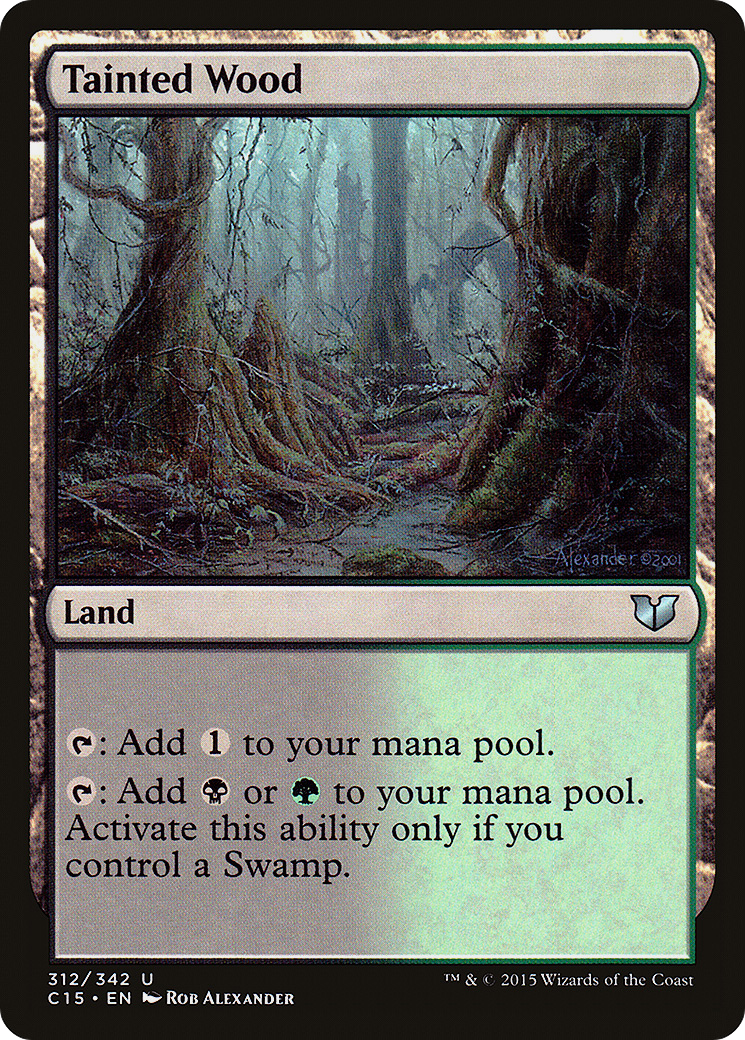 Tainted Wood [Commander 2015] | Silver Goblin