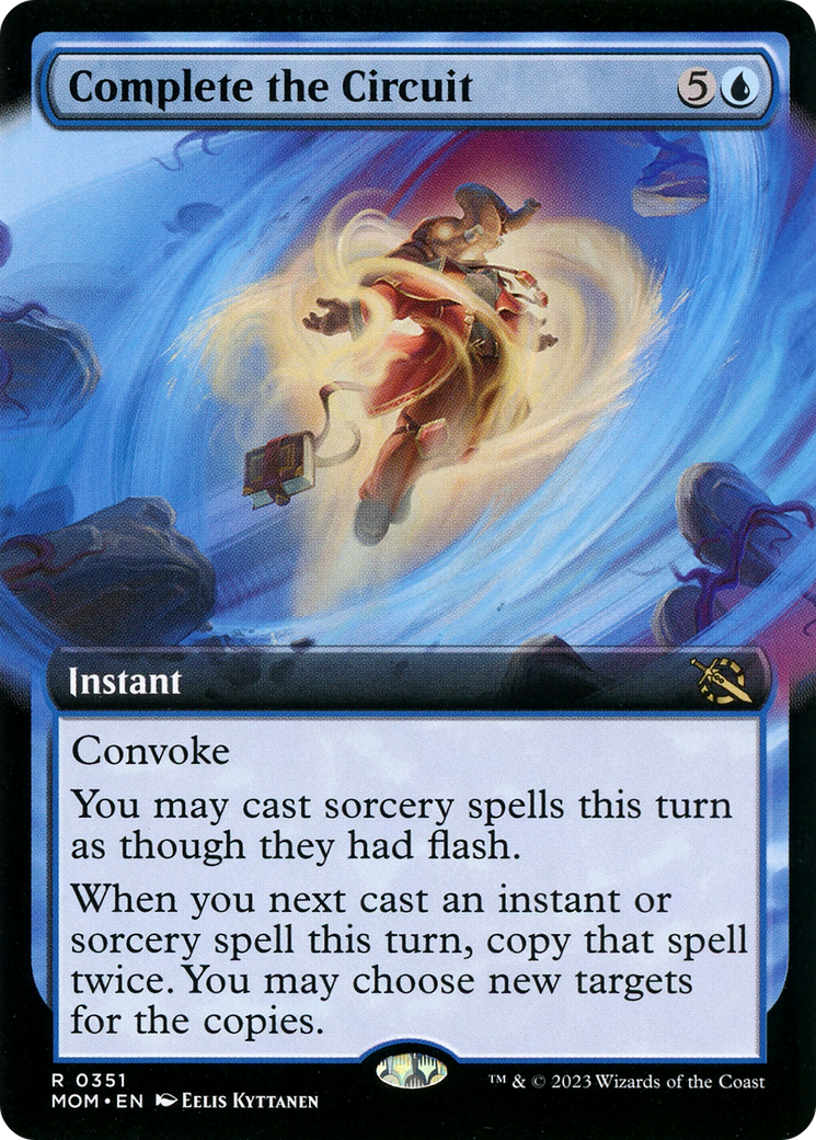 Complete the Circuit (Extended Art) [March of the Machine] Foil