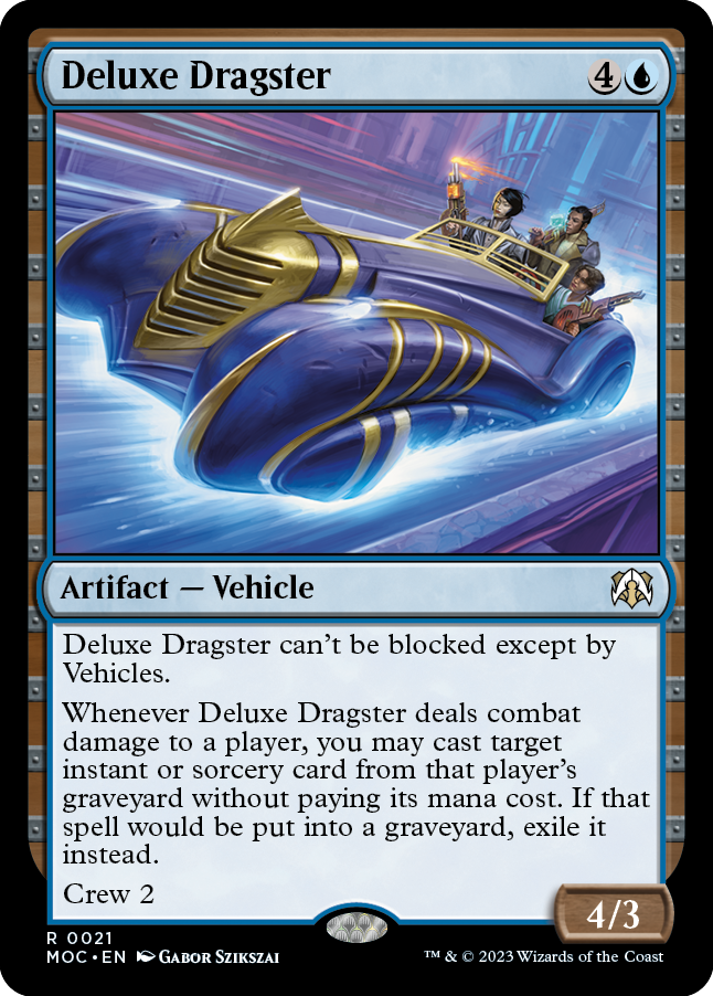 Deluxe Dragster [March of the Machine Commander] | Silver Goblin