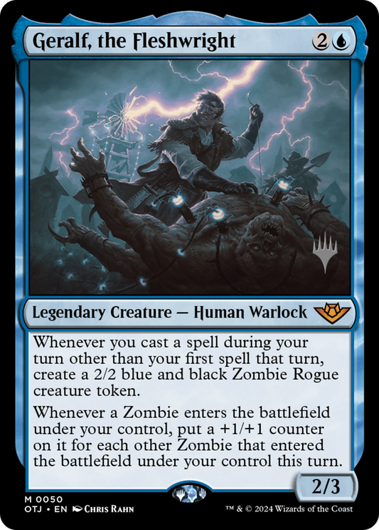 Geralf, the Fleshwright (Promo Pack) [Outlaws of Thunder Junction Promos] Foil