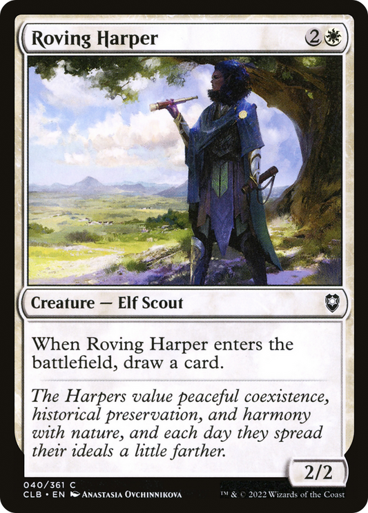 Roving Harper [Commander Legends: Battle for Baldur's Gate]