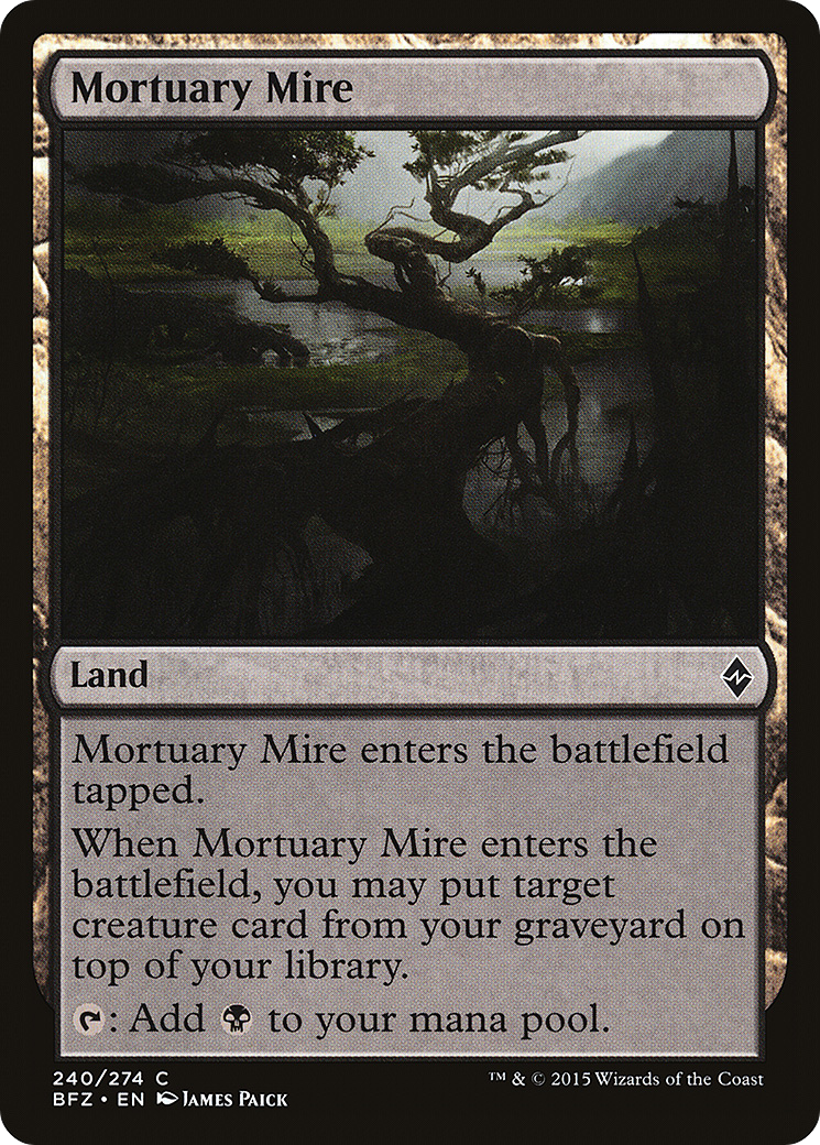 Mortuary Mire [Battle for Zendikar] Foil