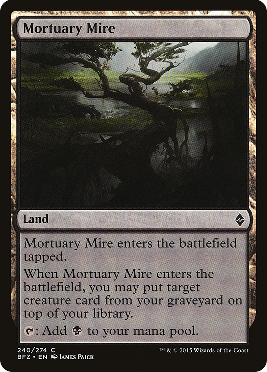 Mortuary Mire [Battle for Zendikar] Foil