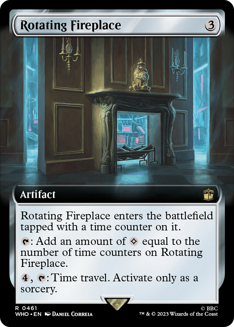 Rotating Fireplace (Extended Art) [Doctor Who] Foil