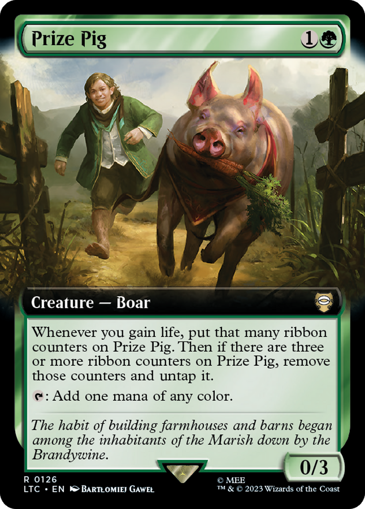 Prize Pig (Extended Art) [The Lord of the Rings: Tales of Middle-Earth Commander] | Silver Goblin