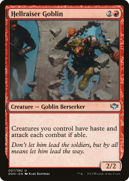 Hellraiser Goblin [Duel Decks: Speed vs. Cunning]