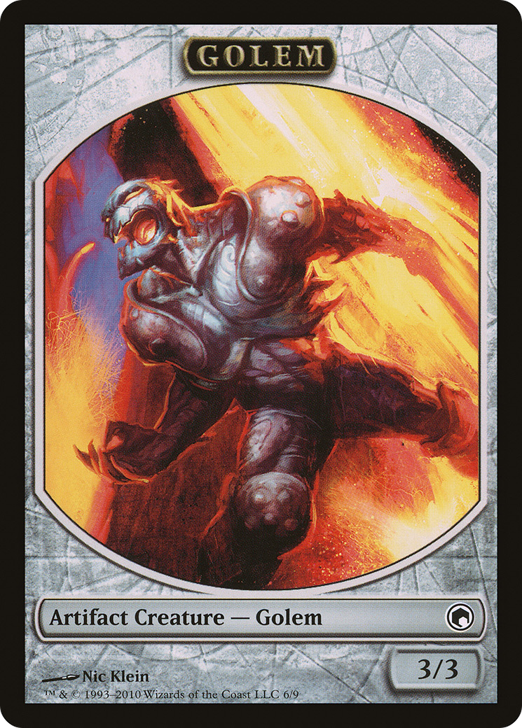 Golem Token (006) - Scars of Mirrodin Tokens