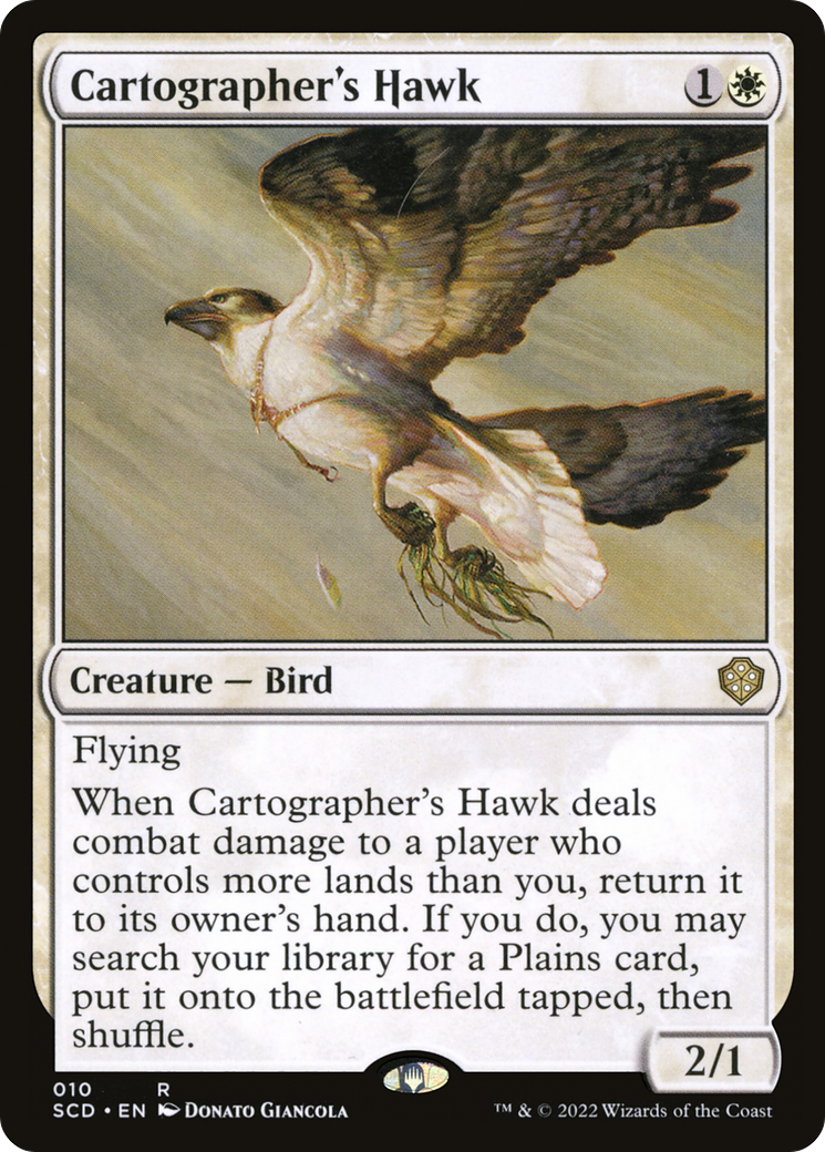 Cartographer's Hawk [Starter Commander Decks]