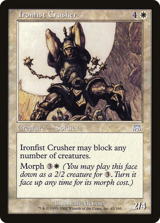 Ironfist Crusher [Onslaught] Foil