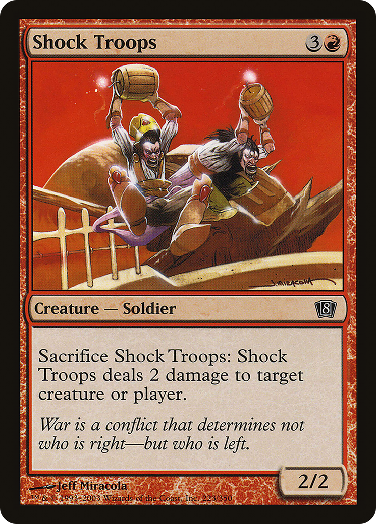 Shock Troops (223) Foil - Eighth Edition
