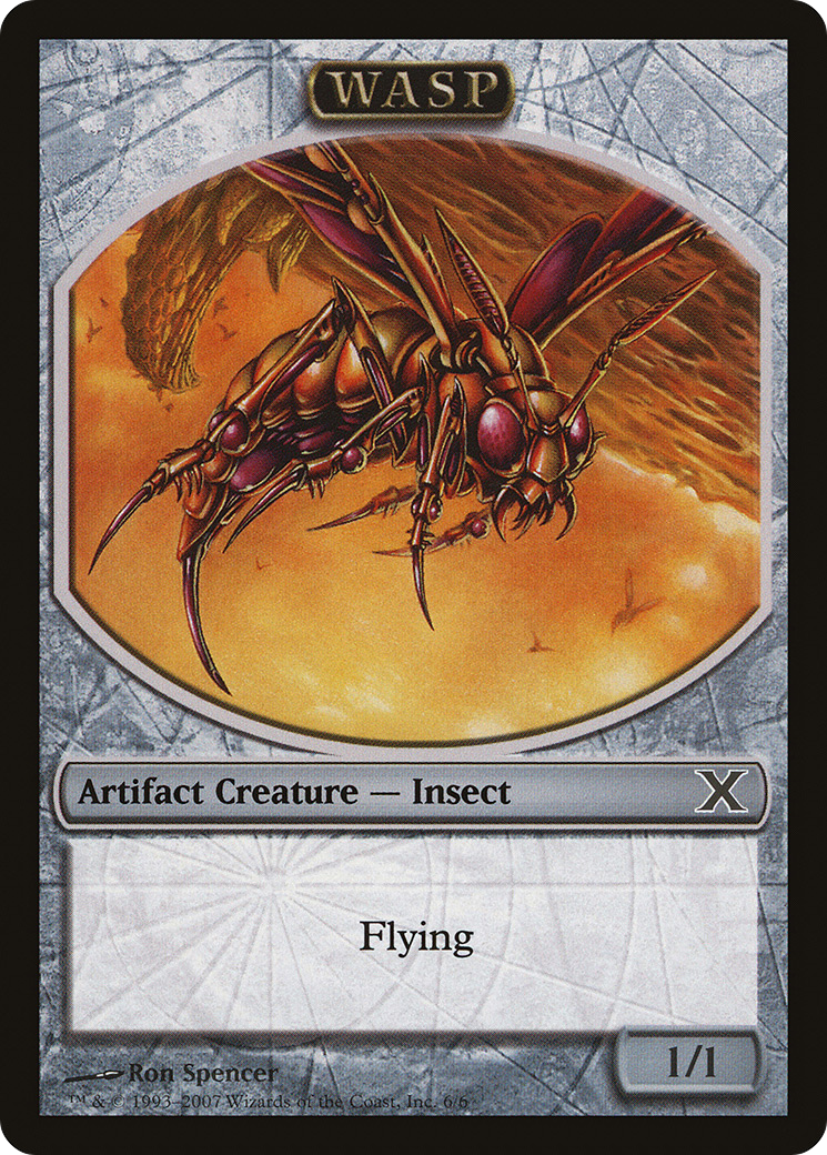 Wasp Token [Tenth Edition Tokens] | Silver Goblin