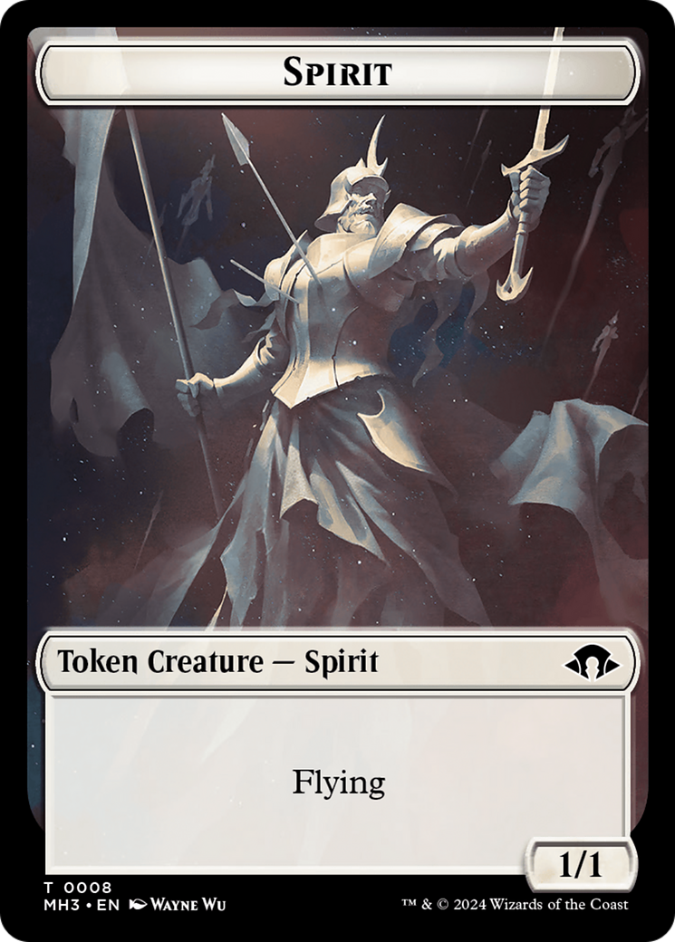 Spirit Token (0008) [Modern Horizons 3 Tokens] | Silver Goblin