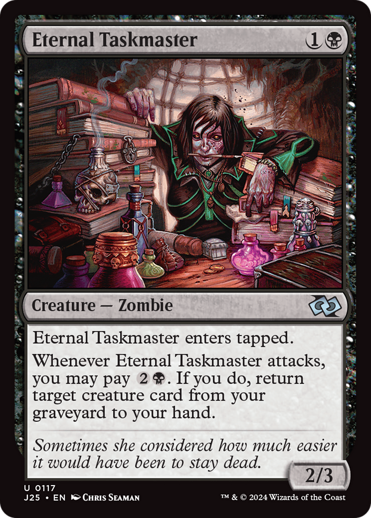 Eternal Taskmaster [Foundations Jumpstart] | Silver Goblin