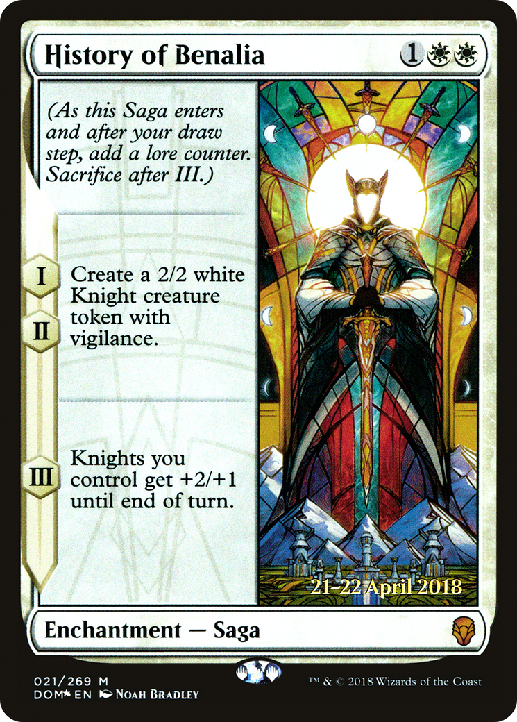 History of Benalia [Dominaria Prerelease Promos]