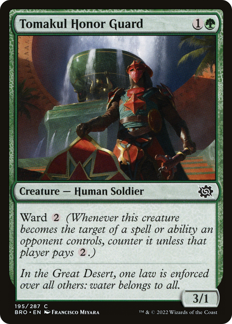 Tomakul Honor Guard [The Brothers' War] Foil